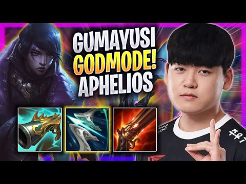GUMAYUSI LITERALLY GOD MODE WITH APHELIOS! - T1 Gumayusi Plays Aphelios ADC vs Draven! | Season 2023