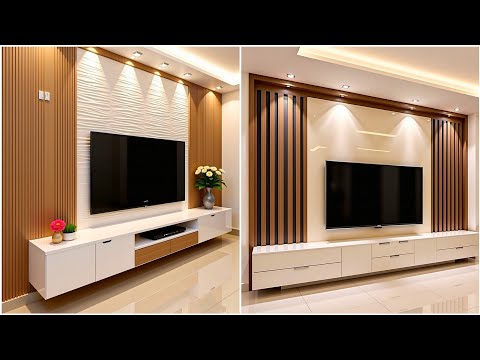 200 Modern TV Unit Design Ideas For Living Rooms 2026 | TV Stand & Wall Decor Ideas & Wall Cladding