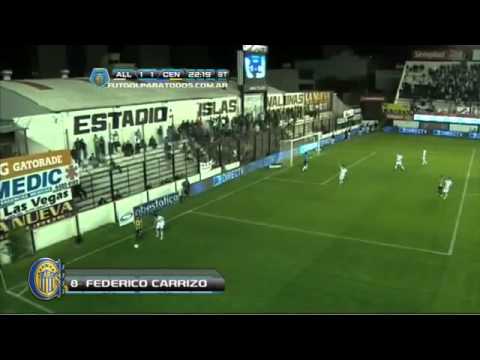 Gol Federico Carrizo - All Boys 1 Vs Rosario Central 1 - Inicial 13'