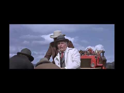 The Good Guys and The Bad Guys 1969 Train Crash Scene with (No Sound)