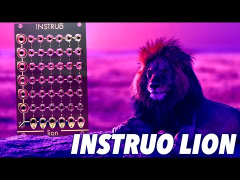 Instruo Lion (matrix mixer) // Pin style patching in Eurorack with inserts, sum, attenuation + more