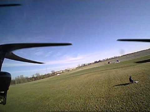Test flight, Syma X5C with FPV camera