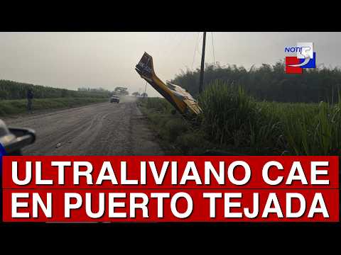 🔴 #ultimahora / Ultraliviano cae en Puerto Tejada - 23  de Octubre de 2026