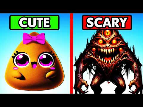 CUTE vs SCARY POU