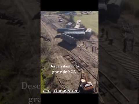 Descarrilamiento grave de NCA en Aurelia, provincia de Santa Fe