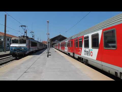 Thello 36015 departing Marseilles