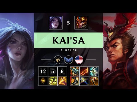 Kai'Sa Jungle vs Jarvan IV - NA Diamond Patch 25.21