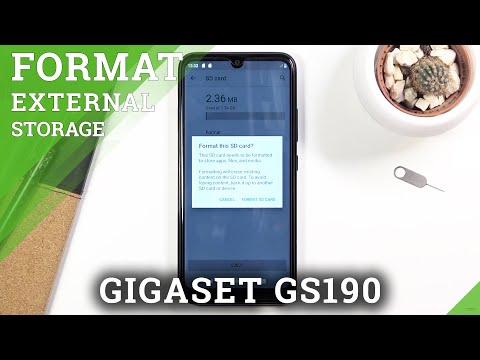 How to Format SD Card in GIGASET GS190 – Erase External Memory