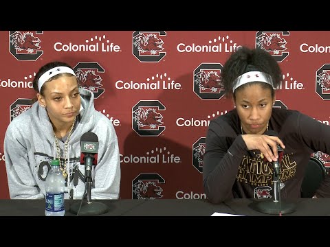 POSTGAME: Mikiah Herbert Harrigan, Tyasha Harris on Mississippi State — 3/3/129