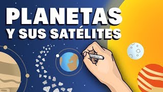 Los planetas del Sistema Solar y sus Satélites