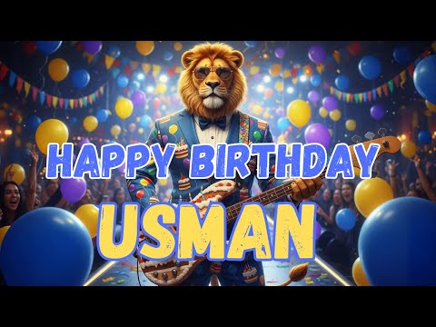 USMAN Happy Birthday Song - Happy Birthday to Usman