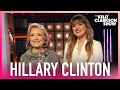 Hillary Clinton Kelly Clarkson Talk Loneliness Importance Of Parents Making Time For Friends