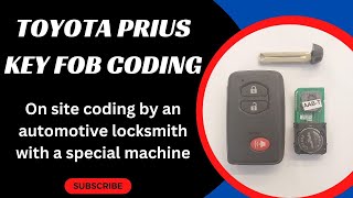 Toyota Prius Key Fob Coding - How to Program a Toyota Key Fob with a Special Machine (Locksmith)