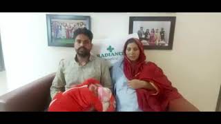 Fertility Treatment Results Success at Radiance Hospital , Couple got lucky after 5 Years