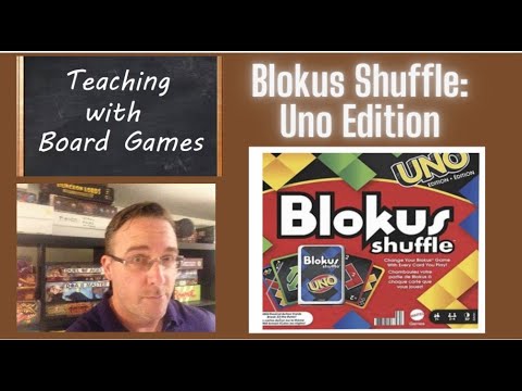 Teaching With Board Games: Blokus Shuffle: Uno Edition