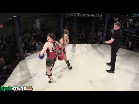 Lola Safranova v Alisha Hiu - Cage Legacy Kickboxing 2
