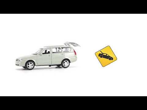 Миниатюра изображения товара Автомобиль игрушечный Технопарк Lada Priora / PRIORAWAG-12-BN