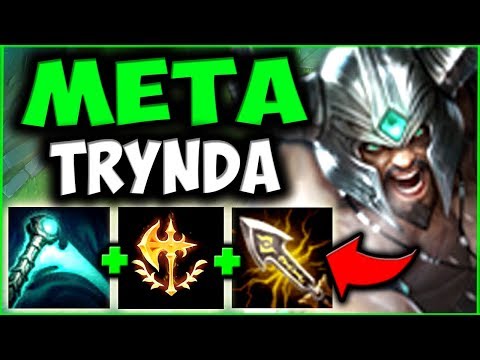 THIS BUILD IS 100% LEGIT (BEST 1V1 TRYNDAMERE BUILD) - S10 TRYNDA TOP GAMEPLAY! League of Legends