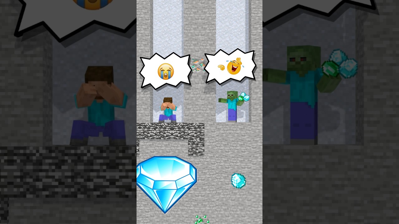 Help Steve mine diamonds ( NEVER GIVE UP! )