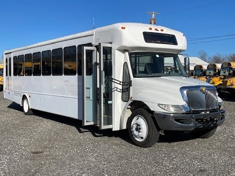 Bus 152 ADA Handicapped Acessible Starcraft 2013 International 40 Passenger Large Shuttle Bus Sale