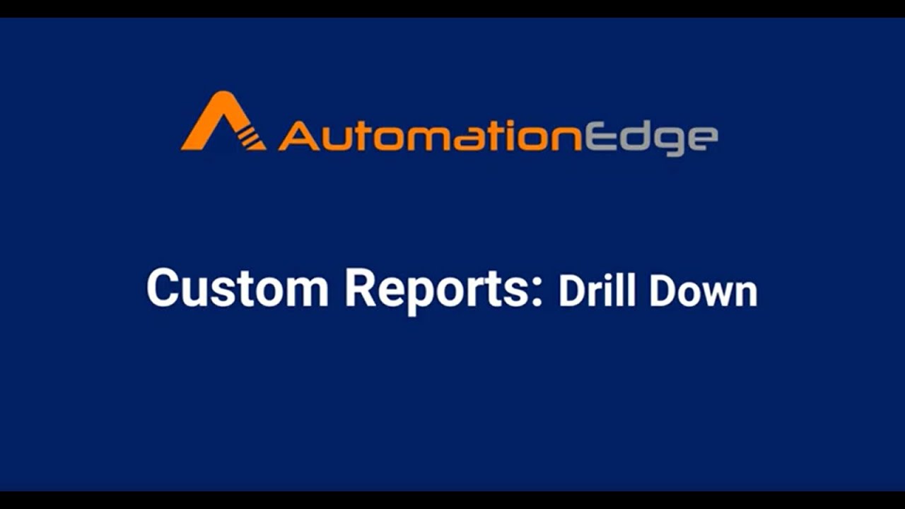 AutomationEdge RPA Custom Reports with Inner Query and several Columns