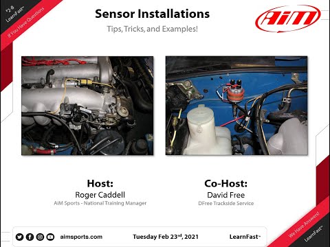 2-8 Sensor Installations - Tips, Tricks, and Examples! Live Webinar with David Free - 2/23/2021