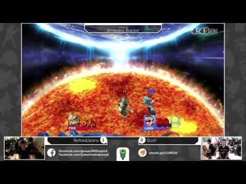 GUMS 16 Singles (Winner's Bracket) - Scot! (Luigi) vs RefriedJeans (Fox)