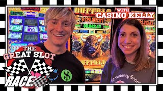 Buffalo Cash Brought the BIG Wins! ๐The Great Slot Race with @CasinoKelly