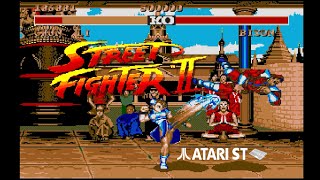 Street Fighter II - Atari ST (1992) longplay