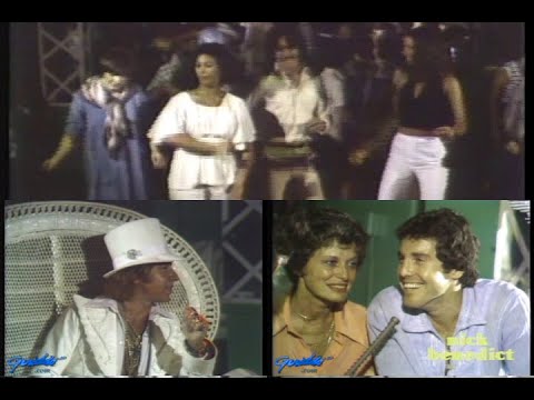 1975.  The disco craze, a word in from Disco-Tex Sir Monti Rock III, Geraldo finds his groove