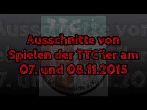 TTC Finow Wettkampfwochenende 07./08.11.2015