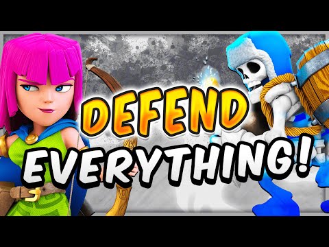 NO ONE EXPECTS THIS! CRAZY DECK CAN DEFEND ANY PUSH! — Clash Royale