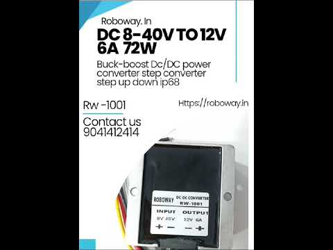 G-energy GEMUD8401206 8V-40V To 12V 6A 72W Dc To Dc Converter Ip68 Buck Boost Converter