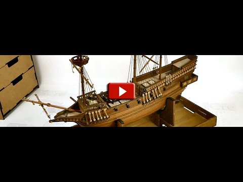 PALOS 49- Como colocar los palos y hacer los obenques. BUCCANEER - Modelismo Naval