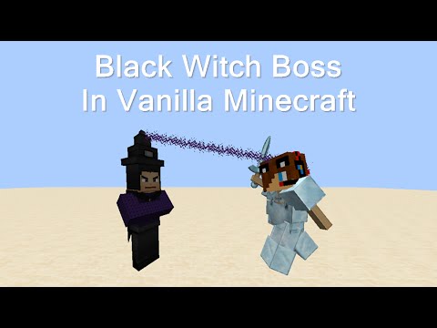 [One Command] Black Witch Boss In Vanilla Minecraft [1.8 - 1.8.5]