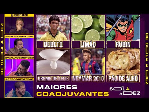 QUAL É O MAIOR COADJUVANTE DA HISTÓRIA? CRAVAMOS! | DE SOLA A DEZ