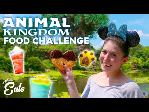 Ultimate Animal Kingdom Food Challenge: Trying ALL Of The Disney World Treats