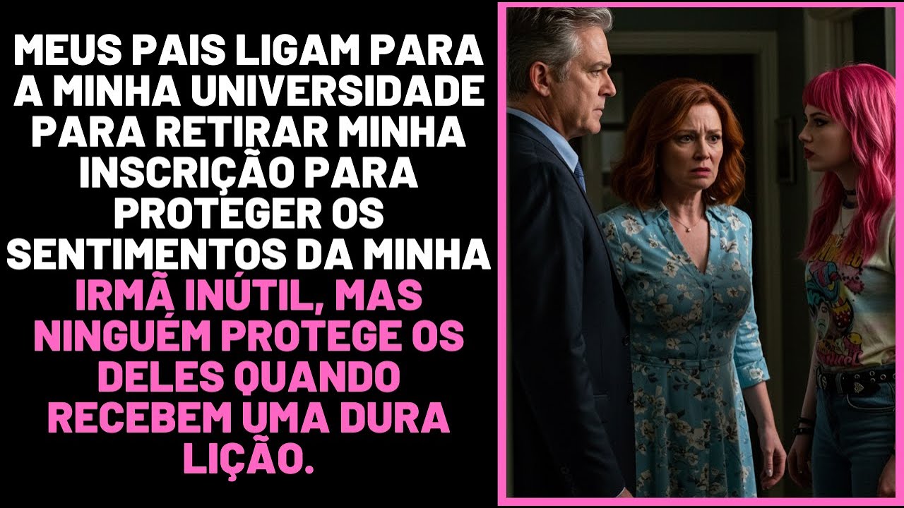 Meus Pais cancelam minha universidade por causa da minha Irmã mimada...