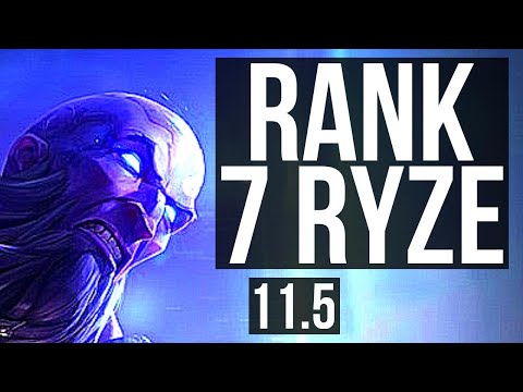 RYZE vs KATARINA (MID) | Rank 7 Ryze, 4/1/6 | EUW Challenger | v11.5