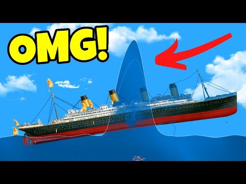 Doing EVERYTHING IN MY POWER To Destroy The Titanic In Floating Sandbox!