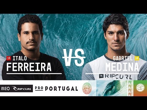 Italo Ferreira vs. Gabriel Medina - Semifinals, Heat 1 - MEO Rip Curl Pro Portugal 2018