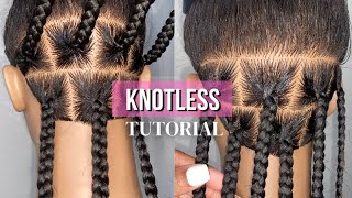 DETAILED KNOTLESS BRAID TUTORIAL | beginner-friendly steps to follow