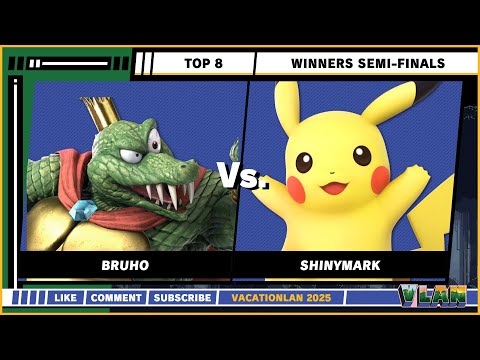 VacationLAN 2025 - Top 8 - Winners Semis - Bruho (King K. Rool) VS ShinyMark (Pikachu) - SSBU