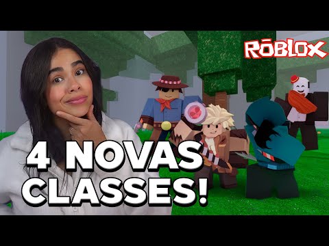 NOVA ATUALIZAÇÃO DE CLASSES NO 99 NOITES NA FLORESTA ROBLOX