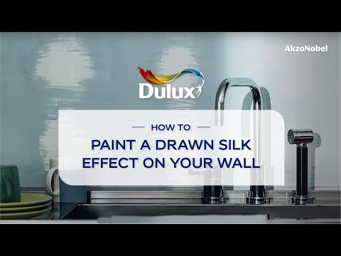 How to Paint a Drawn Silk Effect on your Walls with Dulux