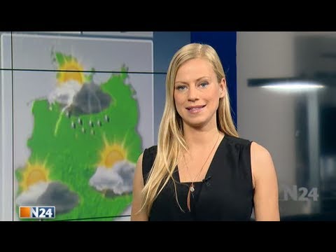 Das N24-Wetter am 12.06.12 mit Anneke Dürkopp