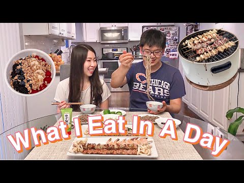 What I Eat In A Day - Healthy Japanese and American Recipes - Cooking Ep. 4