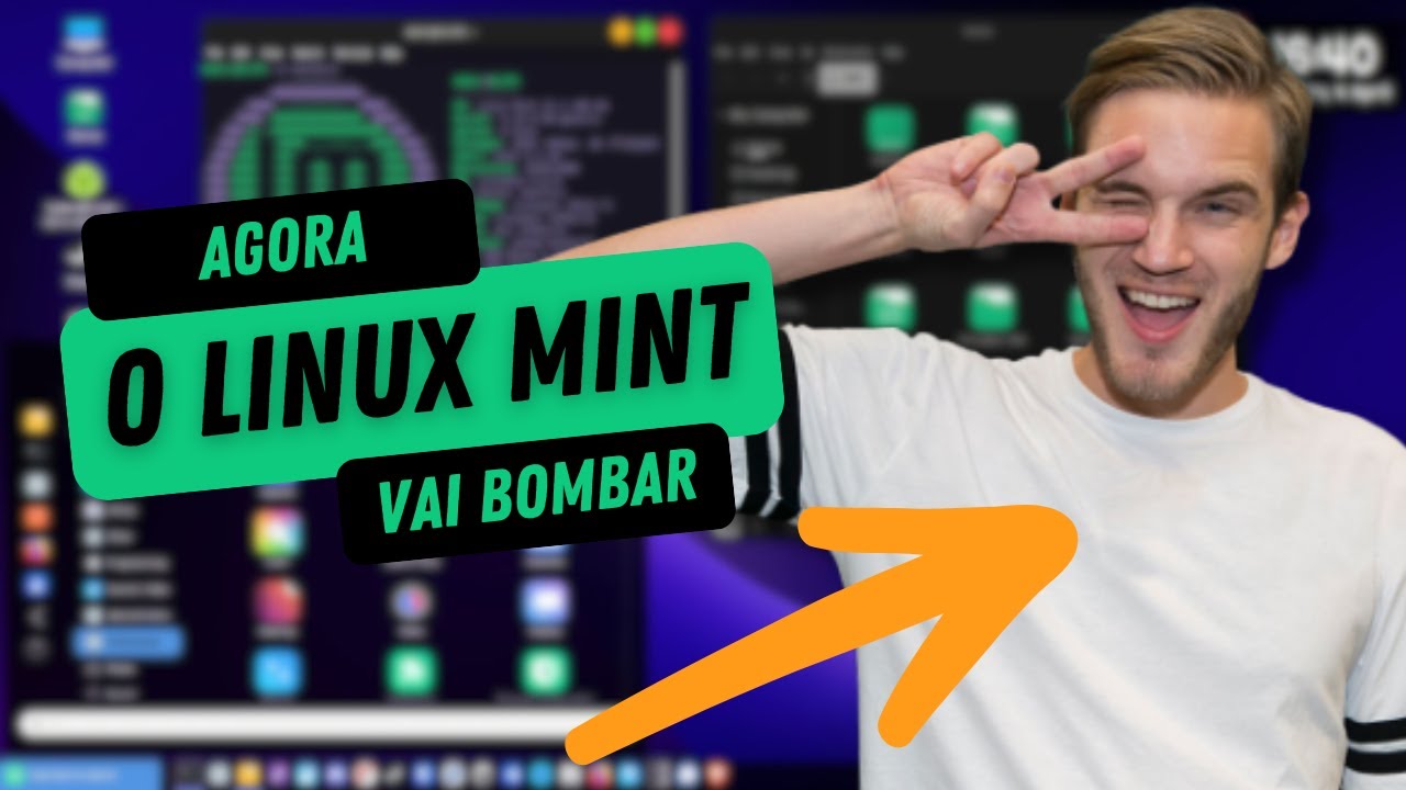 O MAIOR YOUTUBER ESTÁ USANDO LINUX!