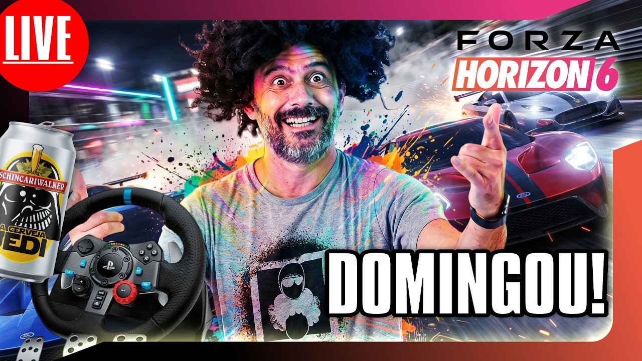 🎮🚨 AO VIVO  - MOTORISTA BARBEIRO NO FORZA 6 NO PROJECT HELIX COM VOLANTE G29 #forza6