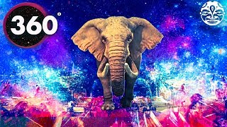 360 Elephant Space Walk Video - Mind Chill - 10 Minute Chill Out Music Mix